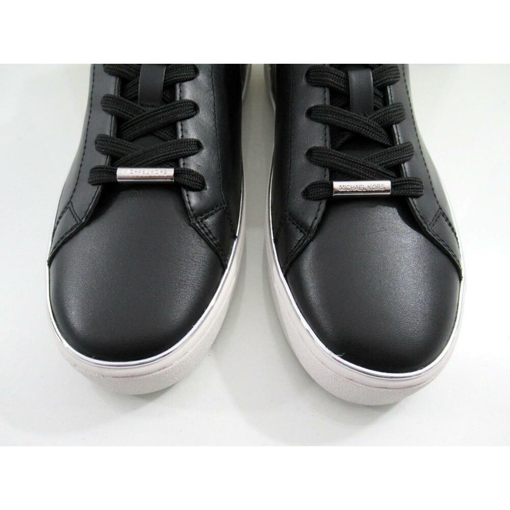 Women's Shoes Michael Kors Scout Lace Up Sneaker MK Logo Scuba Black Size 7 - Picture 6 of 9